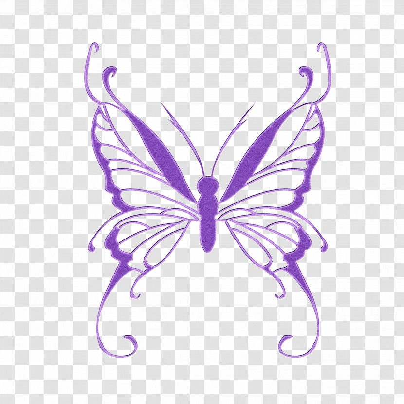 Monarch Butterfly Piterskiy Skrapklub Drawing Rubber Stamp - Art - Purple Dream Transparent PNG