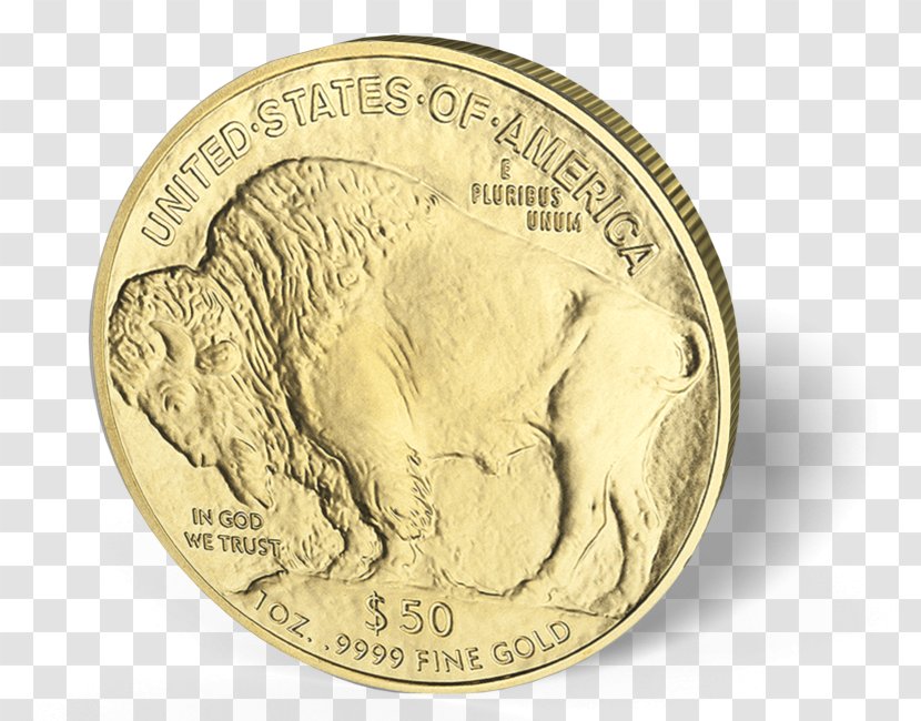 Quarter Gold Coin American Buffalo Transparent PNG