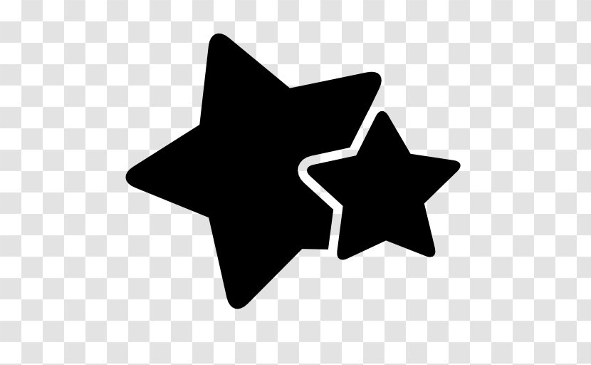Silhouette Star Clip Art - Symbol - 5 Stars Transparent PNG