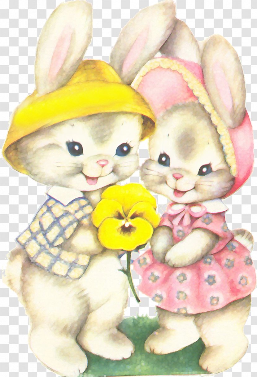 Easter Bunny Postcard Greeting & Note Cards Rabbit Transparent PNG