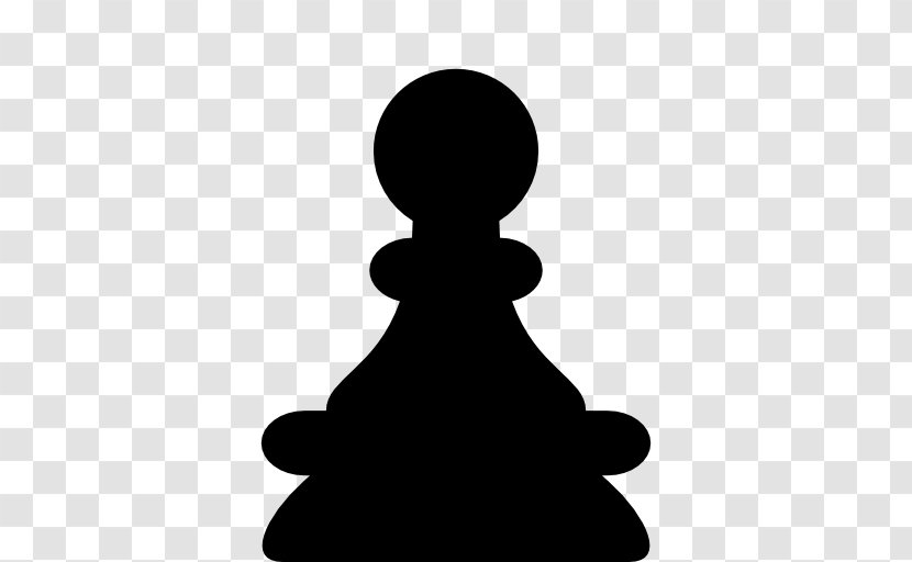 Chess Pawn - Black And White Transparent PNG