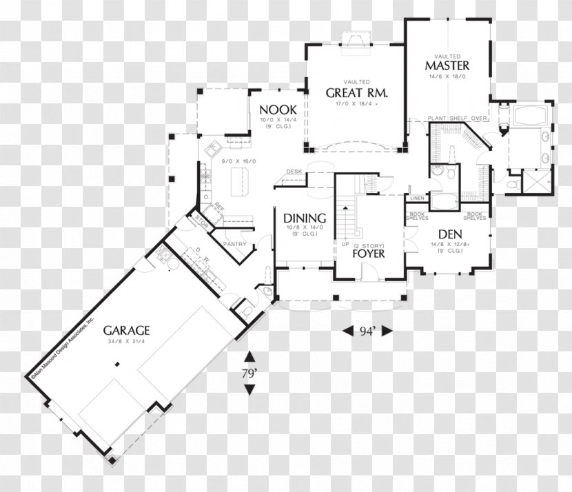 Floor Plan House Design - Area Transparent PNG