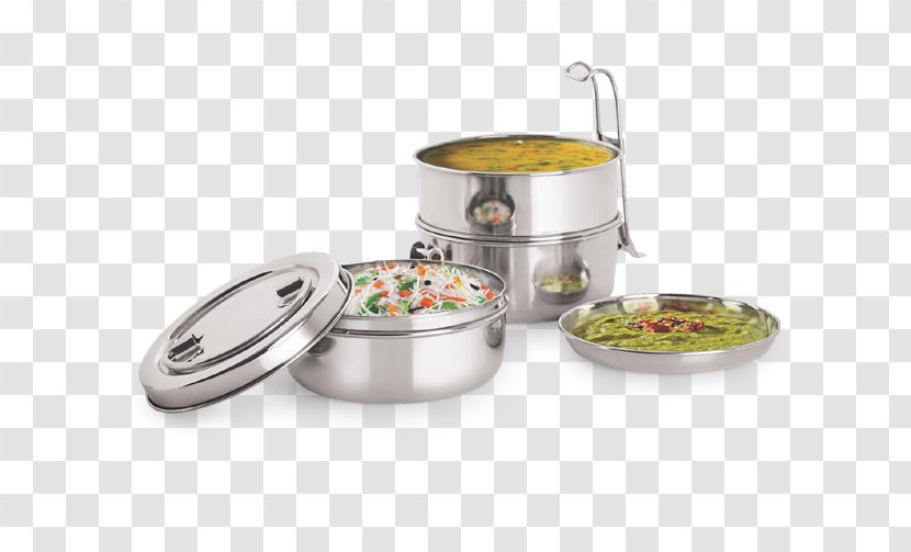 Tiffin Carrier Indian Cuisine Lunchbox Food - Lid - Dal Fry Transparent PNG