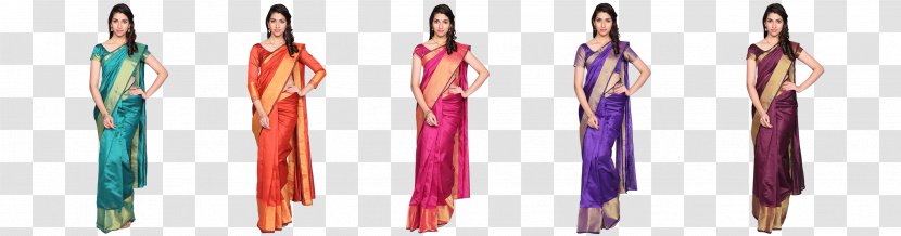 Sari Silk Cotton Female Navel - Shopping - Saree Transparent PNG