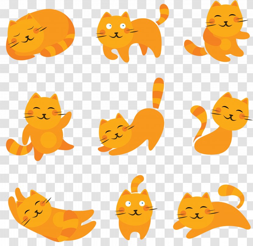 Cat Kitten Vector Graphics Clip Art Cartoon Transparent PNG