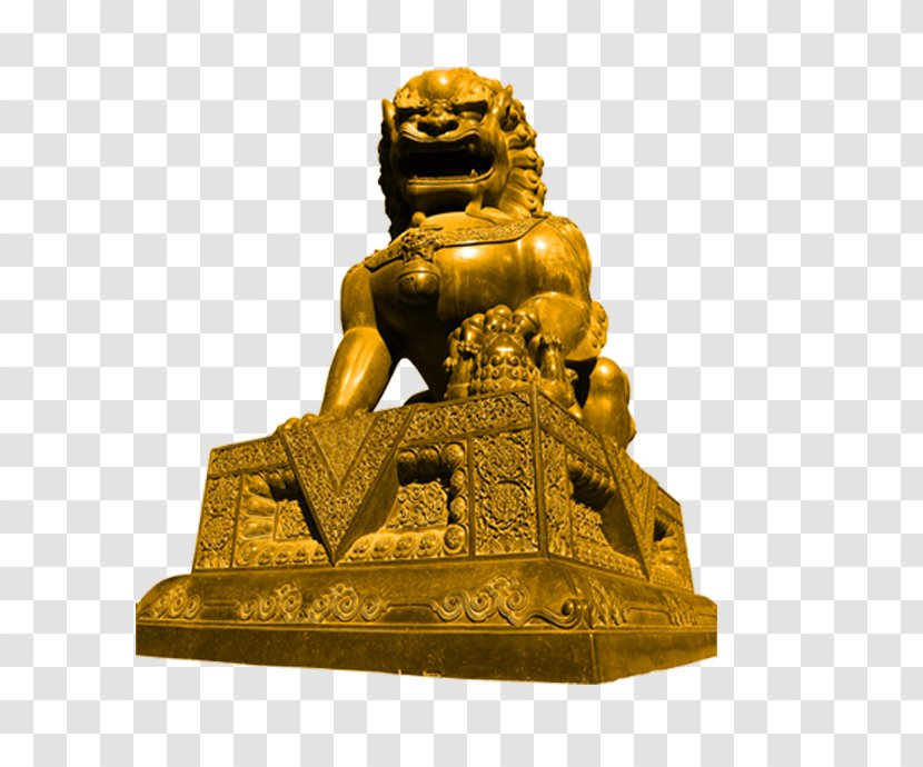 Lion Stone Sculpture - Carving Transparent PNG