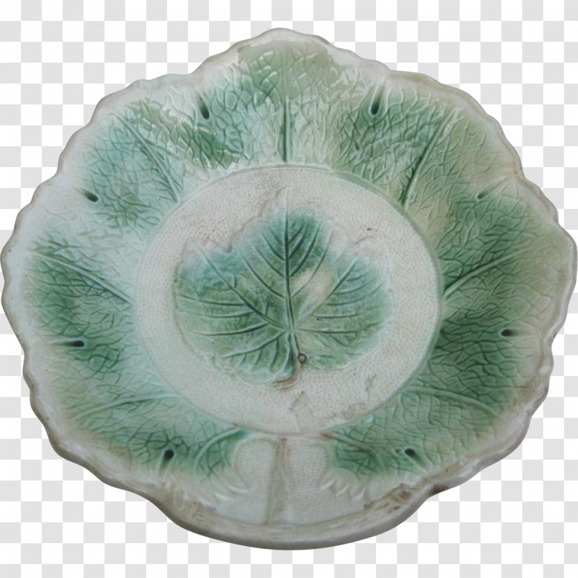Plate Maiolica Pottery Victorian Majolica Porcelain - Platter Transparent PNG
