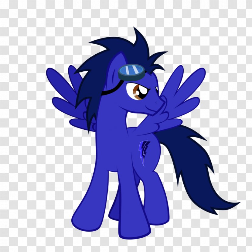 Horse Pony Mammal Purple Cobalt Blue - Electric - Thunder Strike Transparent PNG