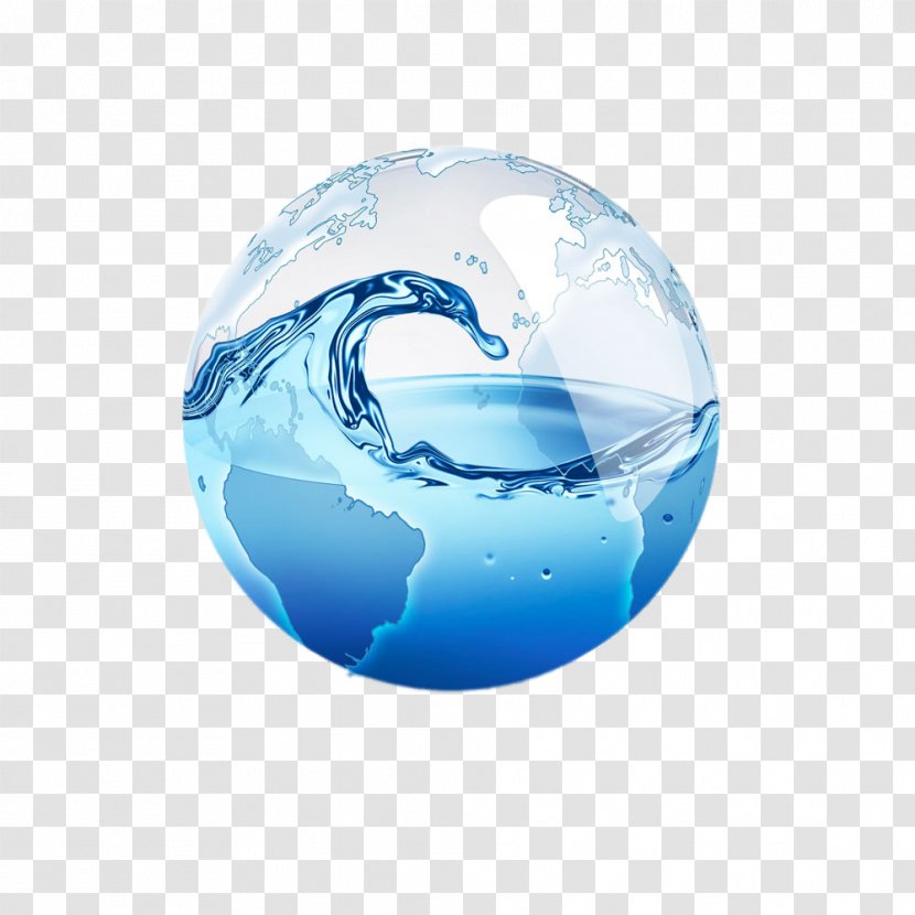 Drinking Water Services Purification Supply - Liquid - Blue Earth Transparent PNG