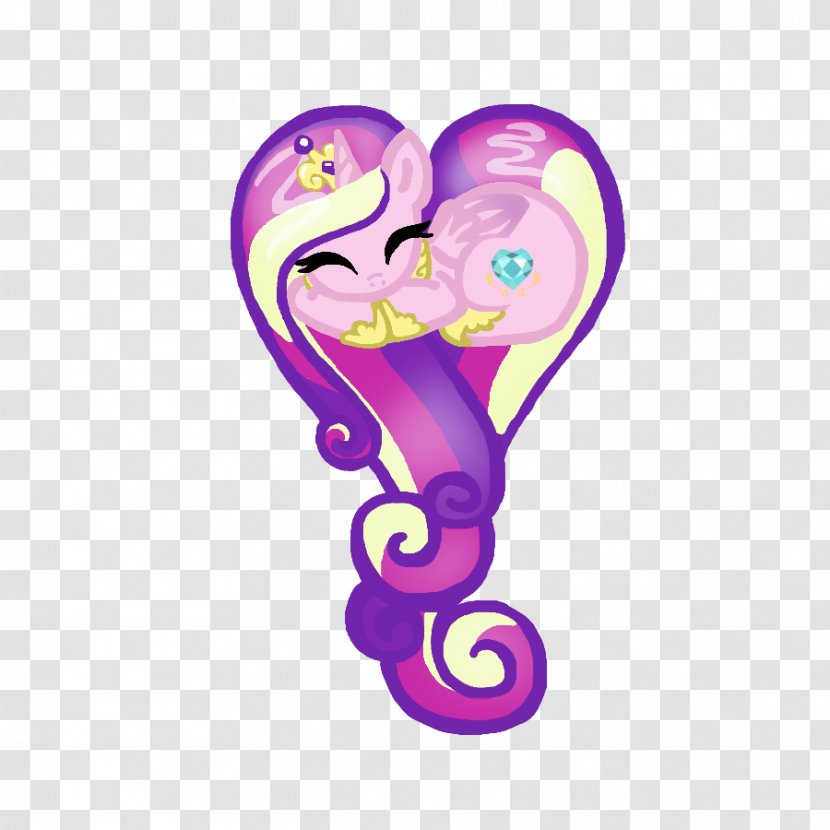 Princess Cadance Twilight Sparkle DeviantArt Luna Drawing - My Little Pony Friendship Is Magic - Lovely Heart Transparent PNG
