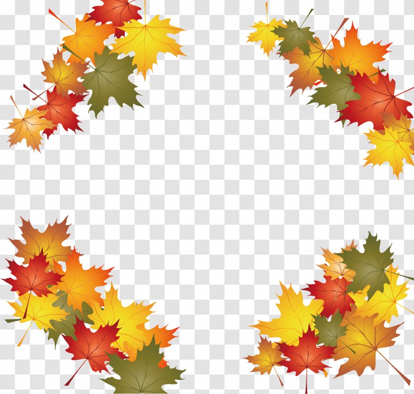 Autumn Leaf Color Clip Art - Photography - The Falling Leaves Of Transparent PNG