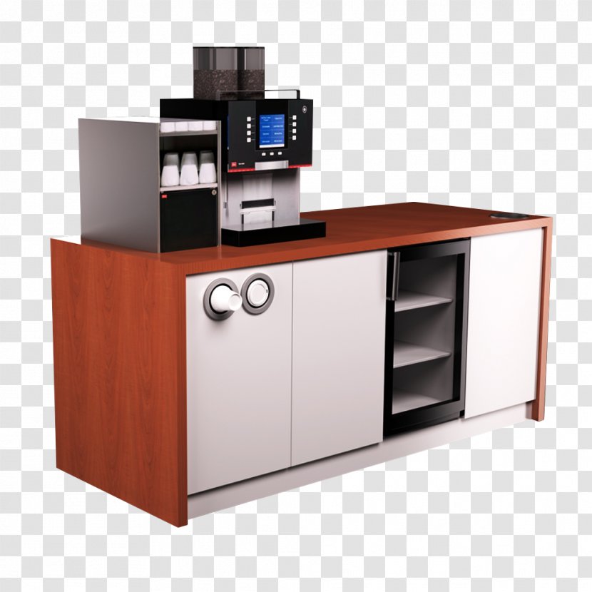 Coffee Cabinet Cafe Desk Coffeemaker - File Cabinets - Office Door Transparent PNG