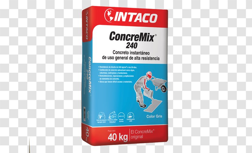 Cement Render Concrete INTACO PANAMA Mortar - Sand - Concreto Transparent PNG