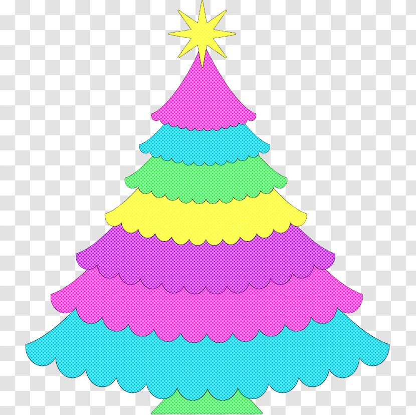 Christmas Tree - Pink - Pine Family Conifer Transparent PNG