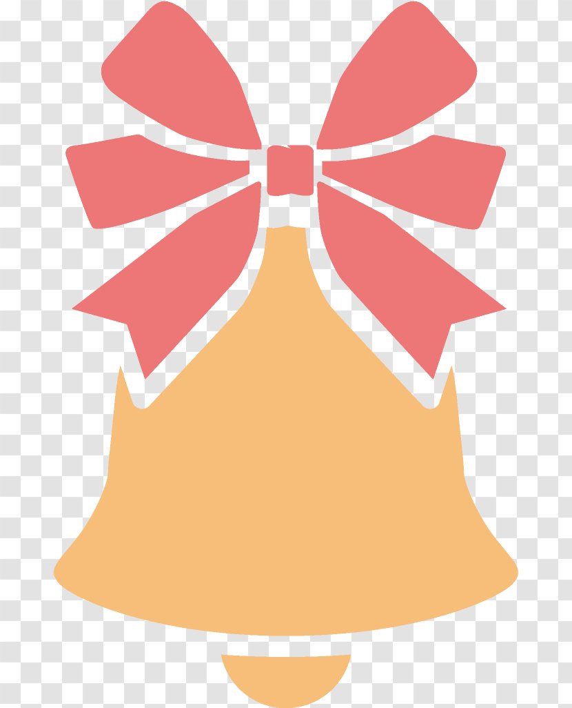 Jingle Bells Christmas - Peach Pink Transparent PNG