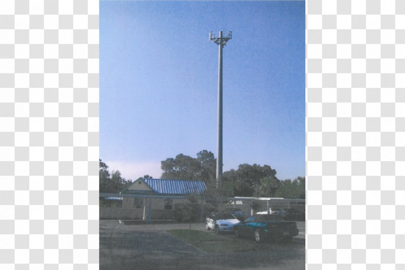 Cell Site Telecommunications Tower Transmitter School - Street Light - Mobile Transparent PNG