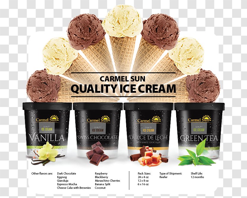 Gelato Ice Cream Cones Flavor - Superfood - Sun Transparent PNG