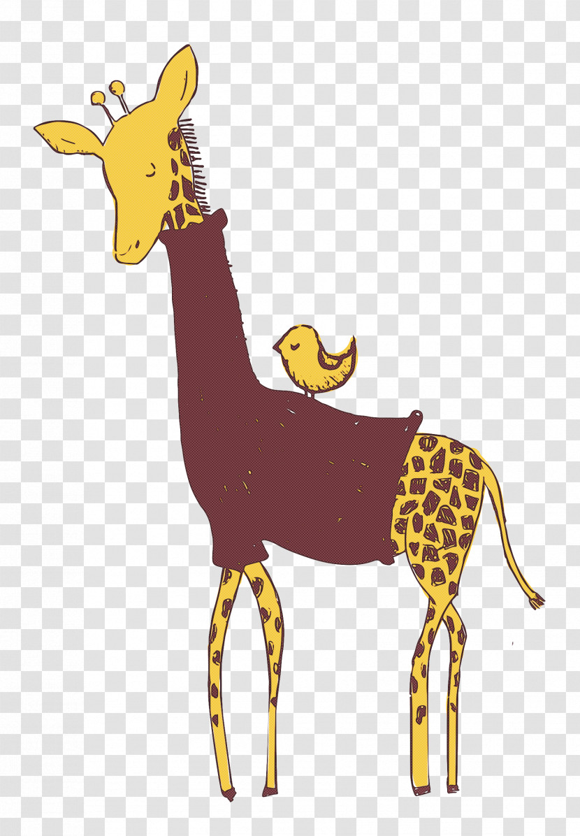 Elegant Giraffe Transparent PNG