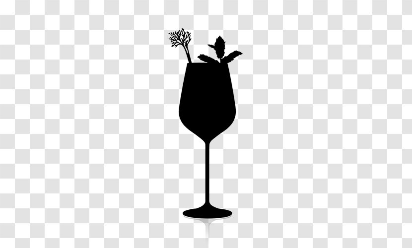 Wine Glass Champagne Clip Art Silhouette - Drinkware Transparent PNG