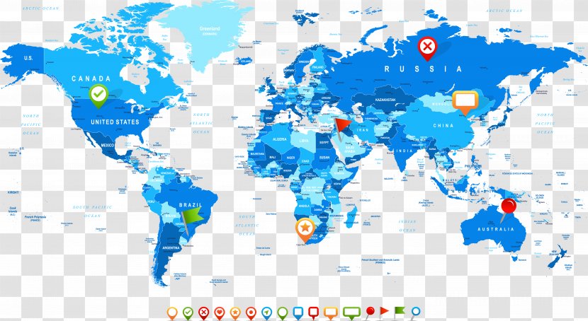 World Map Flag - Stock Photography Transparent PNG