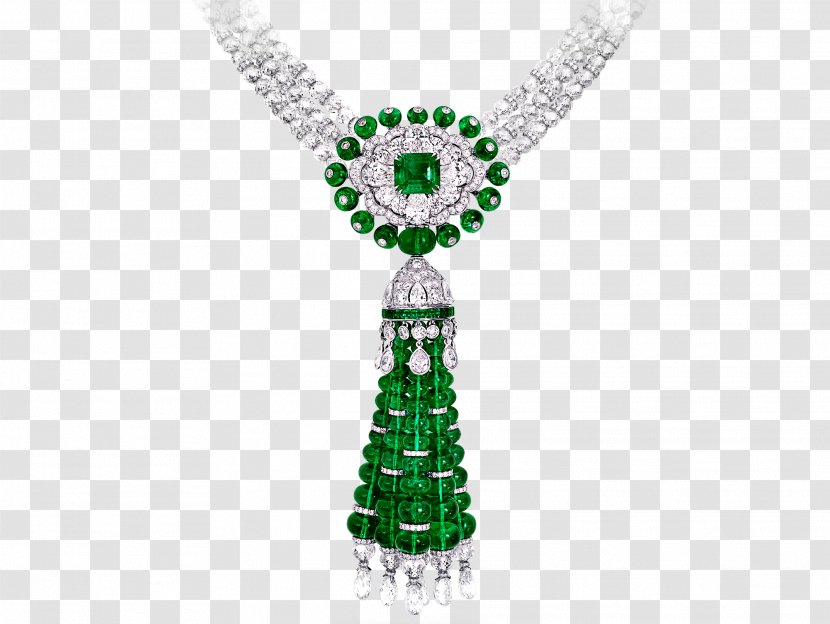 Emerald Earring Necklace Graff Diamonds Jewellery - Ruby Transparent PNG