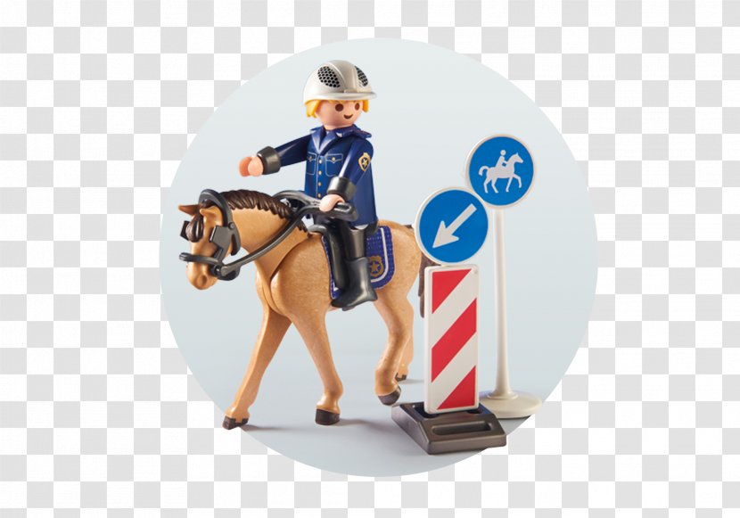 Horse Playmobil Mounted Police Officer - Bridle Transparent PNG