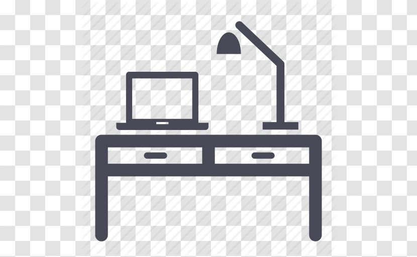Table Desk Office Furniture - Icon Vectors Download Free Transparent PNG