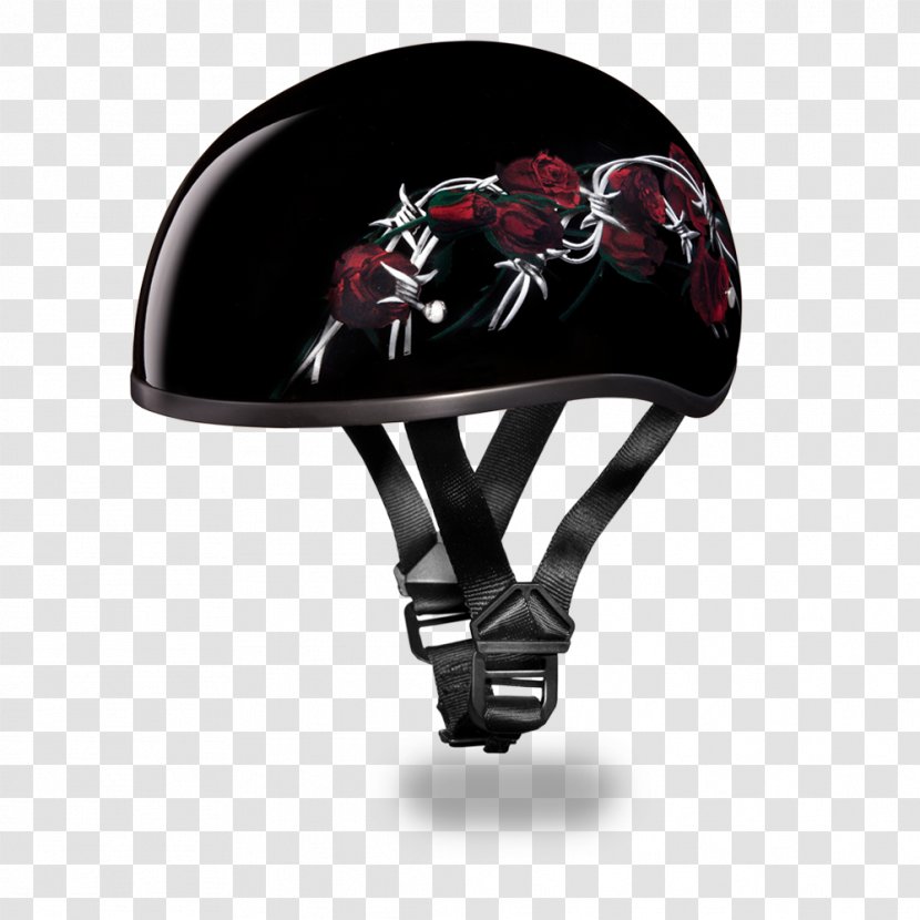 Motorcycle Helmets Daytona Beach Skull - Headgear - Barbwire Transparent PNG