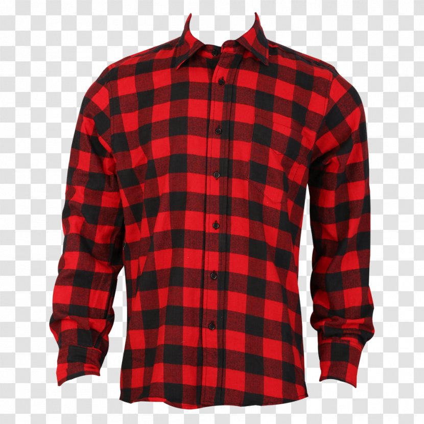 Flannel T-shirt Check Tartan Transparent PNG