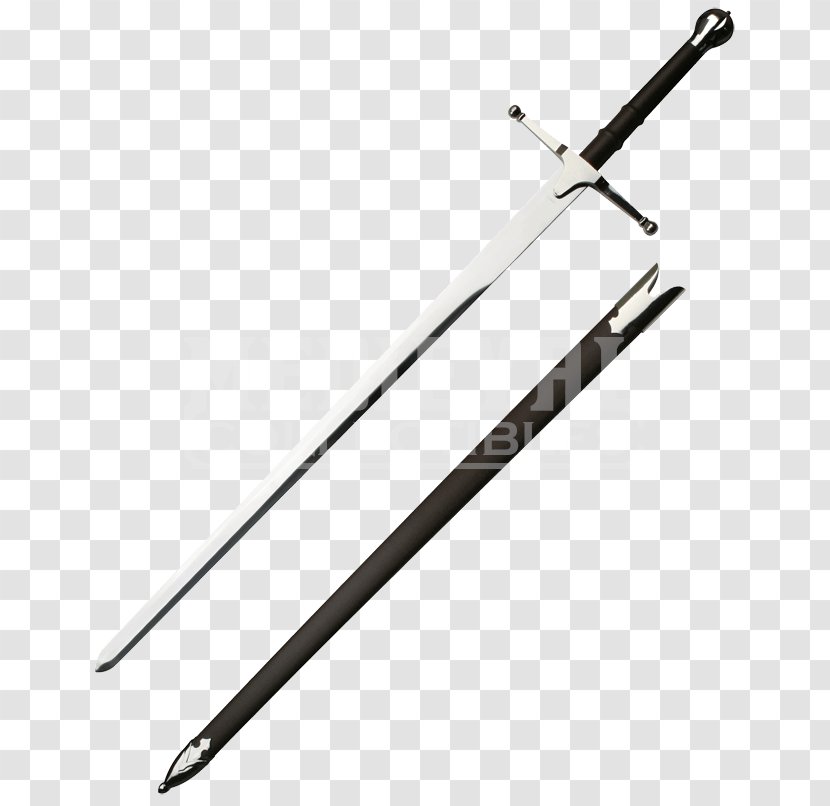 Middle Ages Claymore Wallace Sword Longsword Transparent PNG