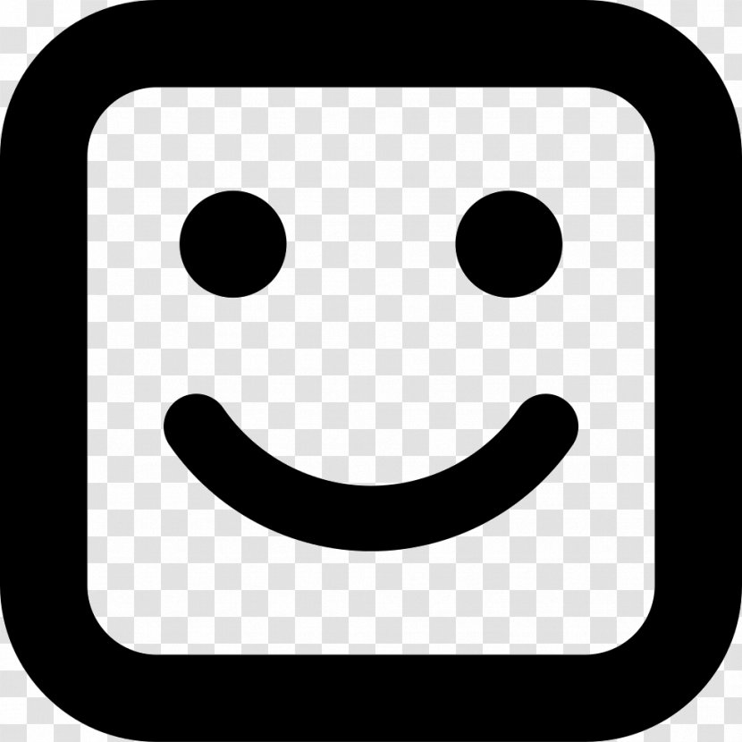 Face Square Smile Emoticon Happiness Transparent PNG