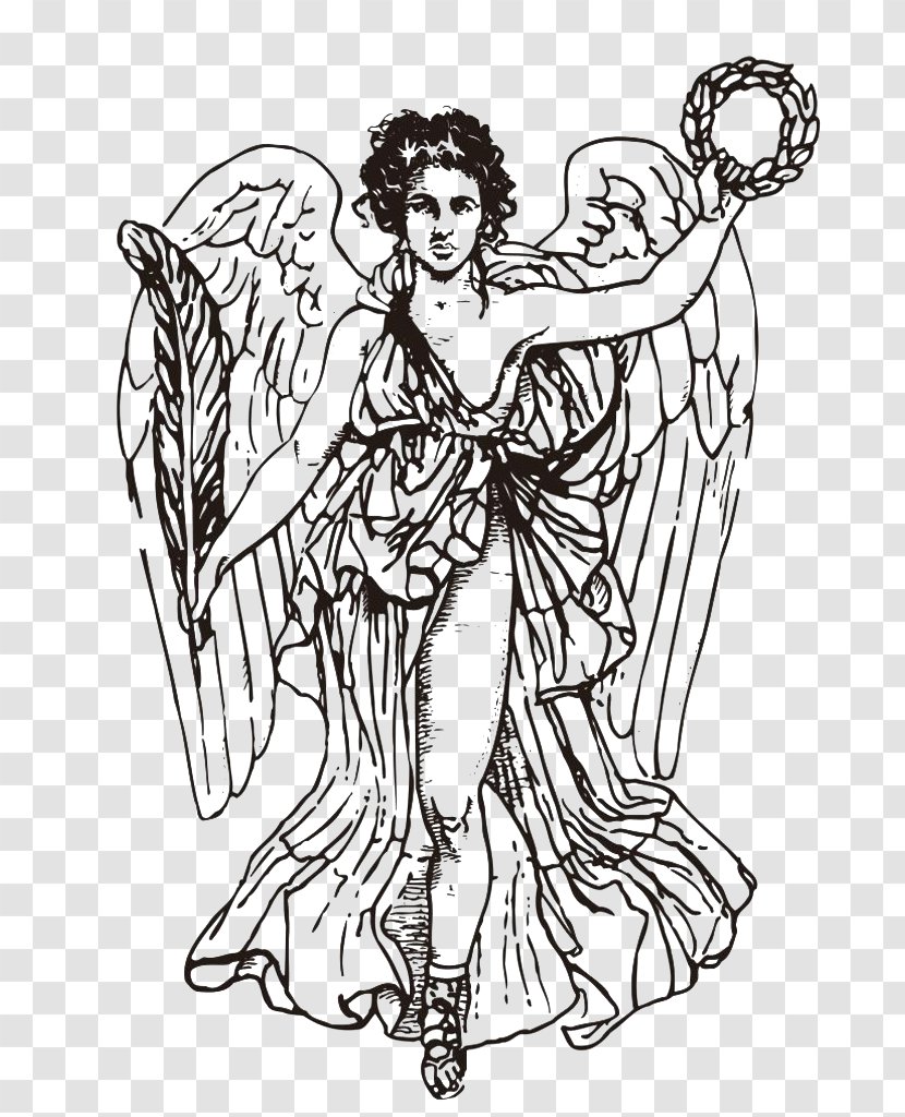 Greek Mythology Themis Deity - Flower - Vector God Transparent PNG