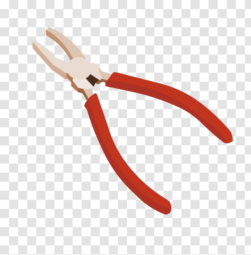 Pliers Euclidean Vector Forceps Industry - Red Transparent PNG
