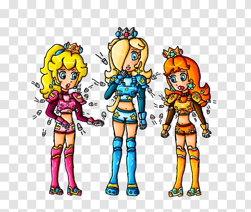 Mario Strikers Charged Princess Daisy Peach Rosalina Super - Art Transparent PNG