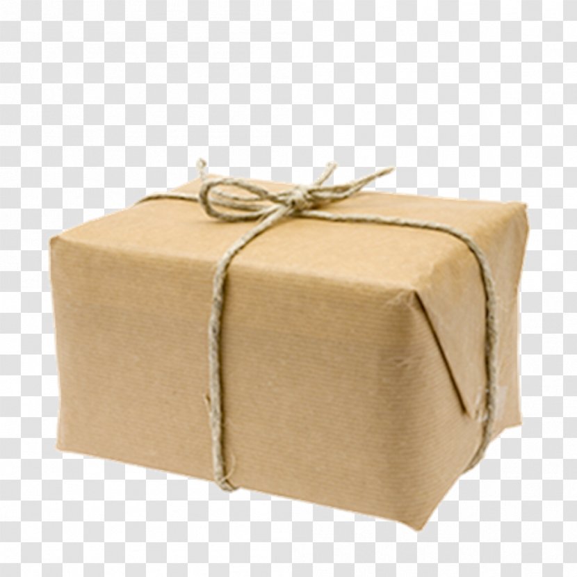 Paper Gift Wrapping Parcel Mail Box - Pass The Transparent PNG