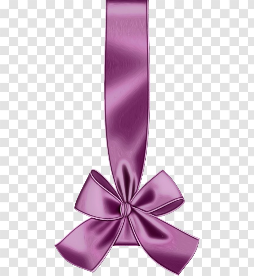 Ribbon Silver - Purple - Costume Accessory Transparent PNG