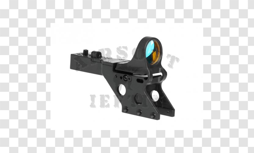 Red Dot Sight Reflector Optics Pistol - Watercolor - Elements Transparent PNG