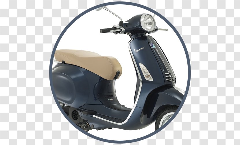 Scooter Piaggio Vespa Primavera Motorcycle - Automotive Design Transparent PNG