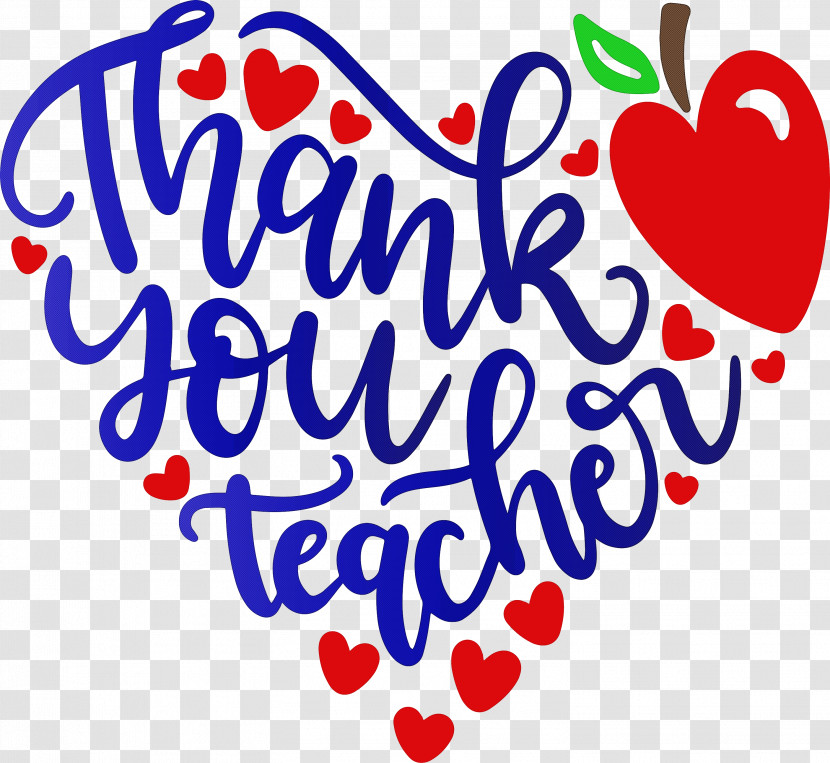 Teachers Day Thank You Transparent PNG