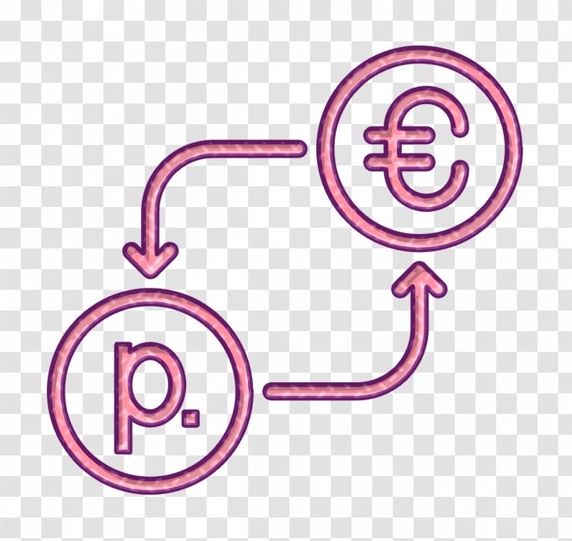 Belarus Icon Conversion Currency - Money - Symbol Pink Transparent PNG
