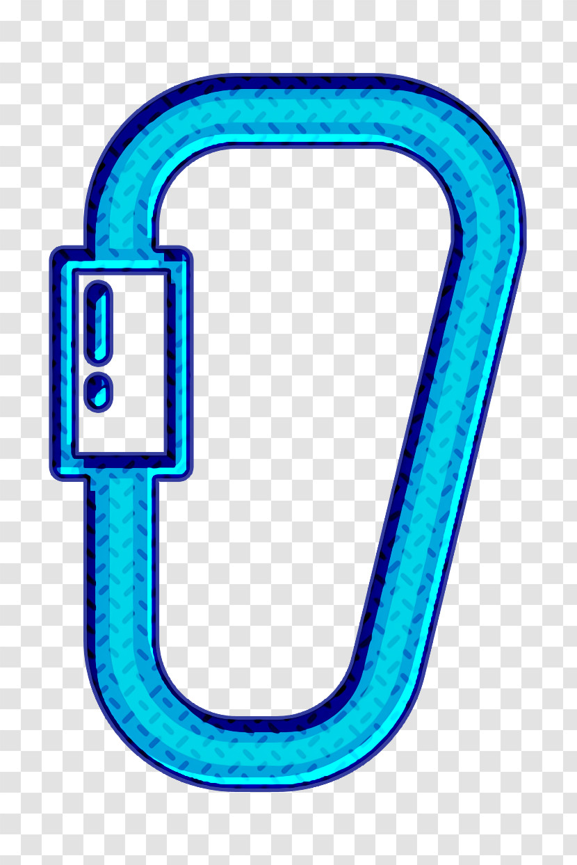 Carabiner Icon Camping Outdoor Icon Sports And Competition Icon Transparent PNG