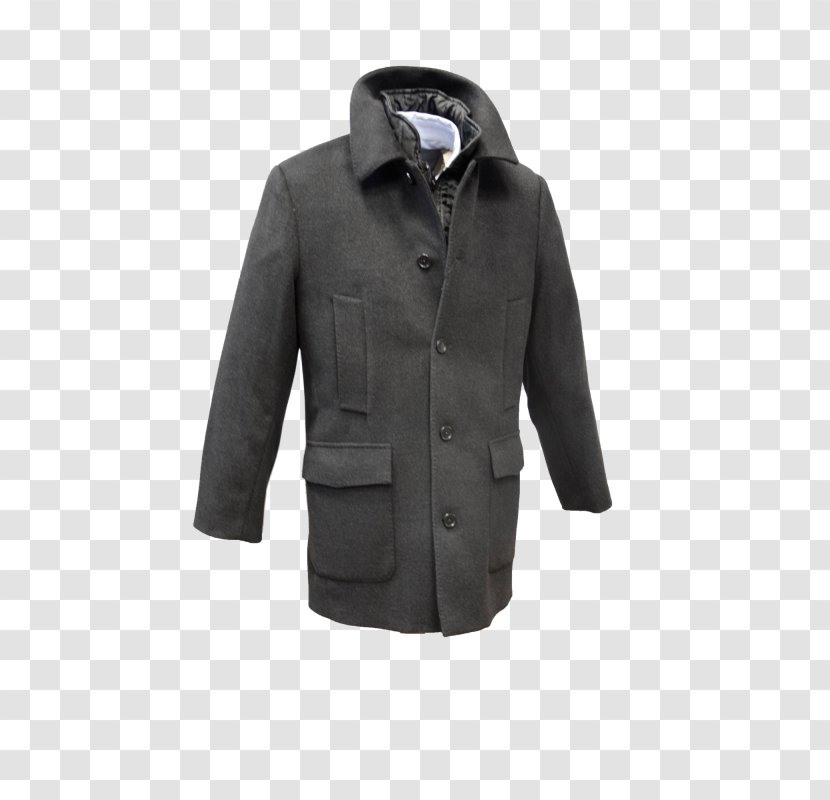 Overcoat Jacket Sleeve Wool Grey - Woolen Transparent PNG