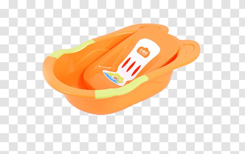 Download Icon - Orange - Yellow Bathtub Transparent PNG