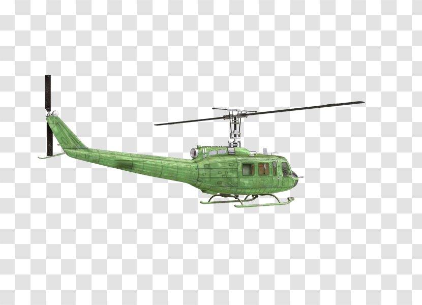 Helicopter Rotor Bell 212 UH-1 Iroquois Radio-controlled - Military - Helicopters Transparent PNG