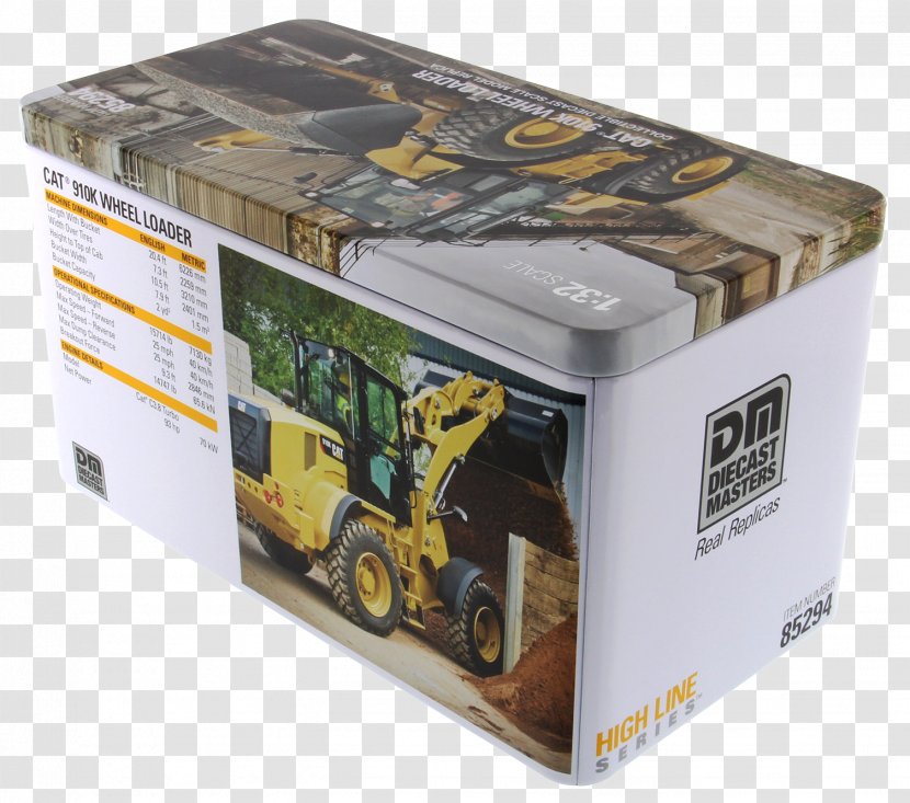 Caterpillar Inc. Loader Die-cast Toy 1:50 Scale Transparent PNG
