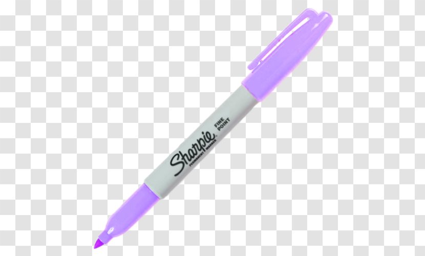Sharpie Marker Pen Permanent Color - Pink Transparent PNG
