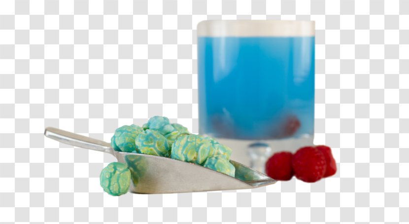 Plastic Liquid Drink Turquoise - Blue Raspberry Flavor Transparent PNG