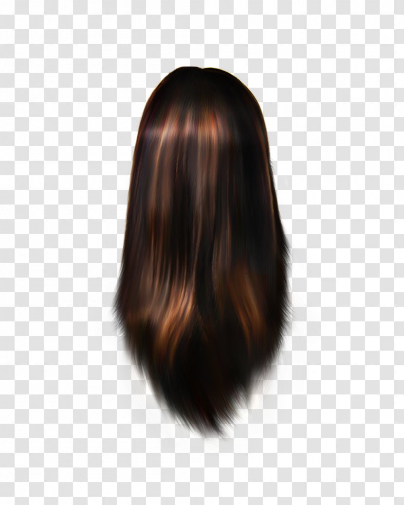 Hairstyle Long Hair Brown - Hairdressing Transparent PNG