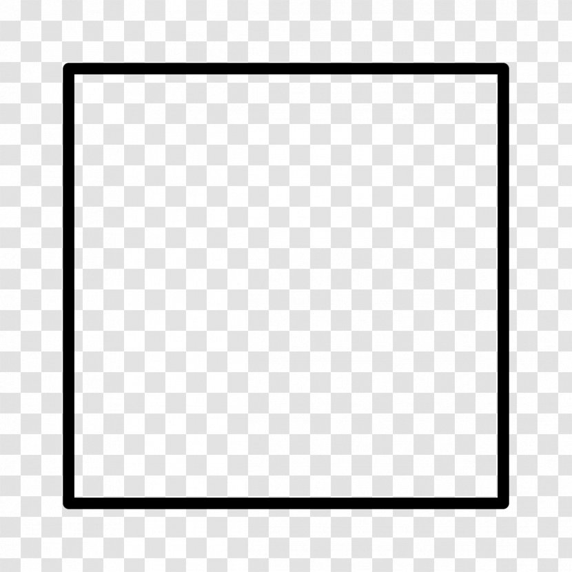 Square Black And White Clip Art - Fuchsia Frame Transparent PNG