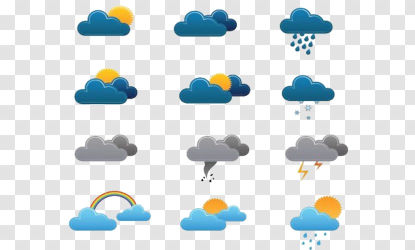 Weather Forecasting Cloud - Meteorology - اشكال هندسية Transparent PNG